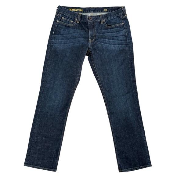 J. Crew women’s matchstick Blue Jeans size 32S 32 Short dark wash straight #853 - Picture 1 of 13